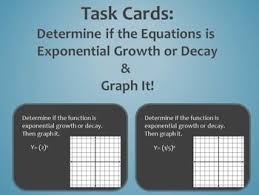 Exponential Growth And Decay Task Cards In 2020 Exponential Growth Exponential Growth And Decay
