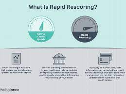 You get a new score update every 30 days. Rapid Rescoring Can Raise Credit Scores Quickly