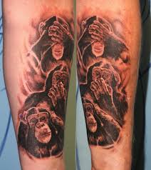 See No Evil Hear No Evil Speak No Evil Monkey Tattoo Designs See No Evil Speak No Evil Hear No Evil Tattoo Evil Tattoo Tattoos Monkey Tattoos