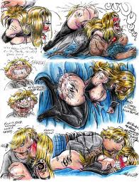 A drunk night with Arnold and Helga Porn comic, Rule 34 comic, Cartoon porn  comic 