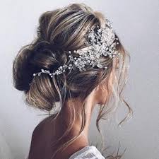 Another glamorous wedding bun is this swept up style. 50 Enchanting Wedding Updos For All Types Of Weddings All Women Hairstyles