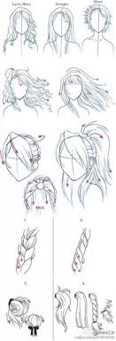 30 How To Draw Hair Sky Rye Design In 2020 Girl Hair Drawing Sketches How To Draw Anime Hair