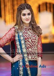 Pin By Online Ads Pakistan On Bridal Dresses Lehenga Hairstyles Front Hair Styles Pakistani Bridal Hairstyles