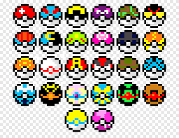 Minecraft Pokemon Poke Ball Pikachu Pixel Art Pokeball Kunst Blastoise Png Pngegg Learn how to draw pikachu in a pokeball (folding suprise) in pixel art.