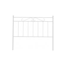 Personnes généralement placé de charges de travail acharné avec redécorer votre maison principalement parce que vous avez besoin pour exister dans un des têtes de lit habillées avec des rideaux idées. Tete De Lit Plaque Fer Forge Blanc 150cm Melo Cdiscount Maison