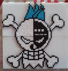 Franky One Piece Hama Perler Beads By Deco Kdo Nat Perles Hama Pixel Art Anime Perle