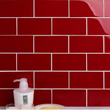 Red glass tiles backsplash are durable and ideal for any environment. Mosaic Glass Tile Red Wayfair
