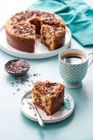 Sour Cream Chocolate Chip Coffee Cake Love And Olive Oil Recipe Chocolate Chip Coffee Cake Recipe Breakfast Coffee Cake Homemade Cakes