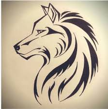 Pin By Rihards Storm On Pencil Drawing Tribal Animal Tattoos Wolf Illustration Tribal Drawings