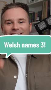 #fyp #welsh #wales #cymru #cymraeg #instacymraeg #instacymraeg #instacymru  #cymruambyth #wales❤️ #history #etymology #names #welshnames #history  #hanes #babynames #nameorigins #lukedavies #presenter