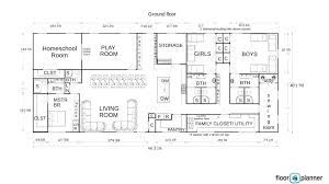 This two story house design is the perfect size for a large or growing family and even for those who are looking for a more spacious property for the family. Large Family Floor Plan House Plan With Sewing Room And Lots Of Storage Dorm Style Rooms And Bathrooms Homeschool House Floor Plans Family Storage Floor Plans