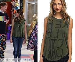 She wore vintage jewelry as accessories, such as a single pendant or long beaded necklace. Ally Dawson Fashion Clothes Style And Wardrobe Worn On Tv Shows Page 2 Of 3 Shop Your Tv
