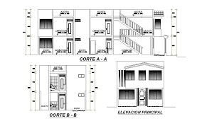 architectural home section view is given in this autocad drawing file download the autocad file cadbull autocad autocad drawing architecture