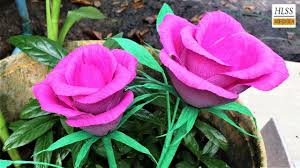 The beauty clips by judays. How To Make Rose Flower With Paper Easy Diy Origami Rose Crepe Paper Flower Making Tutorials Youtube