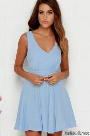 Light Blue Sundress 2017 2018 Dreamydress Blue Sundress Sundress Fashion