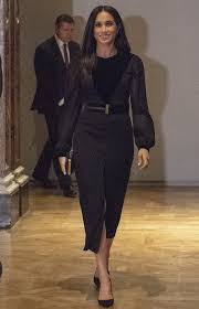Meghan Duchess Of Sussex Opens Oceania At Royal Academy Of Arts In London England Oceania Is The Meghan Markle Style Meghan Markle Outfits Royal Fashion