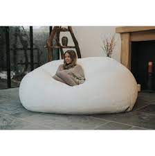 faux fur monster bean bag