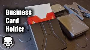 This nautically inspired business card holder features a silver compass in a silver frame on the front. Business Card Holder 3d Model Youtube