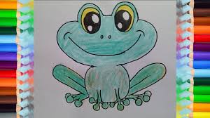 How To Draw A Cute Frog Draw Cute Animals And Coloring Pages For Kids Youtube #kawaii drawing #kawaii #aliens #cute girls #cute pictures #cute #pastel goth #pastel japanese drawings #manga #super kawaii. how to draw a cute frog draw cute animals and coloring pages for kids
