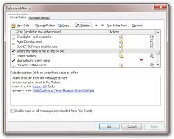 However, after numerous calls by users for an option to allow free ordering, microsoft finally introduced the feature in outlook 2013. The Three Most Important Outlook Rules For Processing Mail Scott Hanselman S Blog