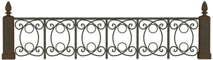 Wrought iron railing fence, iron clipart, iron, railing png. Fence Balcony 2000x564 By Rendered Stock On Deviantart Railing Design Deck Railing Design Picture Design