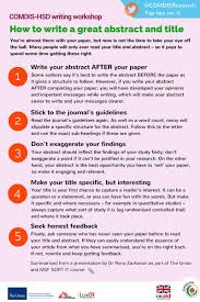See full list on plos.org Top Tips 5 How To Write A Great Abstract And Title Comdis Hsdcomdis Hsd