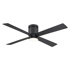 White color changing integrated led indoor/outdoor matte black ceiling fan with light kit and remote control. Kwartet 52 Inch Indoor Outdoor Ceiling Fan With Led Light Kit Black Overstock 33500427