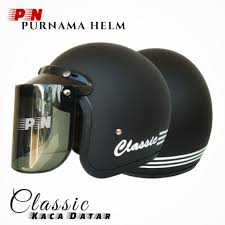Selain untuk keamanan, helm motor juga dapat melindungi kepala dari terik sinar matahari. Helm Bogo Classic Garis Tiga Helm Bogo Pria Wanita Helm Bogo Dewasa Sni Murah Polos Kaca Datar Flat Shopee Indonesia