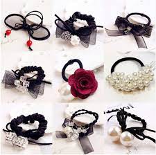 Korean Fashion Elastic Hair Rubber Bands Women Girls Ties Hair Rope Ring Accessories For Women Hair Scrunchie Headdress Headwear Onlinexpress4u Hair Rubber Bands Hair Accessories For Women Wholesale Hair Accessories