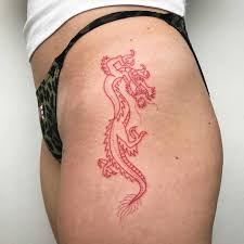 Psychological aspects of dragon tattoos. Wrist Small Red Dragon Tattoo Elegant Arts Tattoo
