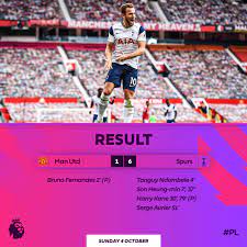 10) tottenham's third and fourth goals encapsulated the game nicely. Premier League On Twitter Spurs Hit Man Utd For ð'ðˆð— Muntot