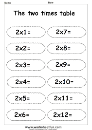 Times Table Worksheets Times Tables Worksheets Printable Times Tables Times Tables