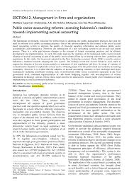 The malaysian institute of accountants is helping its country adopt and implement accrual accounting and support public sector accountants. Pdf Public Sector Accounting Reforms Assessing Indonesia S Readiness Towards Implementing Accrual Accounting