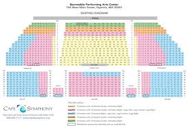 seating chart cape symphony orchestra cape cod