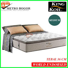 Kasur springbed telah menjadi standar tempat tidiur yang nyaman baik di rumah maupun di hotel. Jual Kasur Spring Bed King Koil World Endorsed 120x200 Murah Kota Bogor Metropolitan Bogor Tokopedia