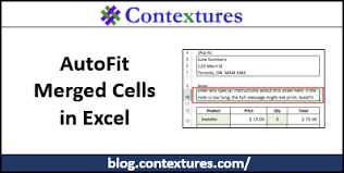 Hold the control key and press the 1 key (this will open the format cells dialog box) click the 'alignment' tab. Autofit Merged Cells Row Height Update 20151203 Contextures Blog