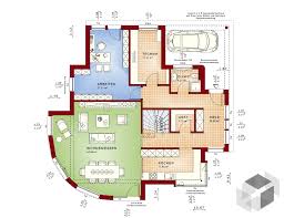 Grundriss Erdgeschoss Mit Rundem Wohnraum Grundriss Grundriss Einfamilienhaus Einfamilienhaus