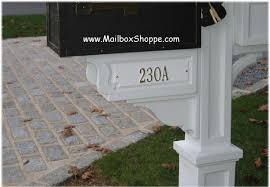 Address numbers or box numbers must be at least 1 inch tall, clear and easily readable. Mayne Newspaper Holder Plaques Mailbox Shoppe