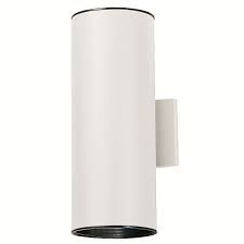 Kichler 9246wh White 2 Light 15 Tall Outdoor Wall Sconce Lightingdirect Com