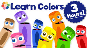 Free playlearning™ content curated by the lingokids educators team. Learn Colors For Kids Color Learning Videos For Kids 3 Hour Color Crew Compilation Babyfirst Youtube