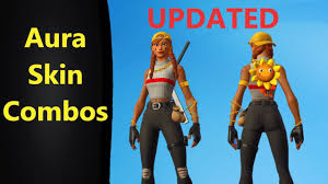 Aura's new skin style introduces a different type of had and a different clothing. Updated Aura Skin Combos In Fortnite Youtube
