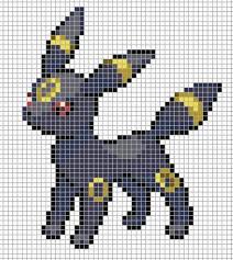 197 Umbreon By Electryonemoongoddes Pixel Art Pattern Pokemon Cross Stitch Pixel Art Pokemon