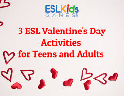 Youth group game for valentine's day. 3 Esl Valentine S Day Activities For Teens Adults Esl Kids Games