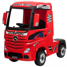 Licensed Mercedes Benz Actros 12v Ride On Lorry Artic Truck Red In 2020 Mercedes Benz Mercedes Truck Mercedes