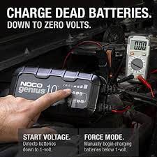 Noco Genius10 10 Amp Fully Automatic Smart Charger 6v And 12v Battery Charger Battery Main Smart Charger Battery Charger Car Battery Charger
