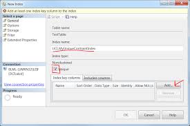 If the table does not exist already, a message is printed in the sql server management studio messages tab indicating the table is not available to drop. Unique Constraint On Multiple Columns Stack Overflow