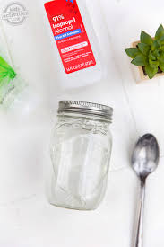 homemade hand sanitizer with simple