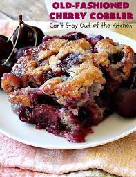 Old Fashioned Cherry Cobbler Recipe Fresh Cherry Recipes Tart Cherries Recipes Cherry Recipes