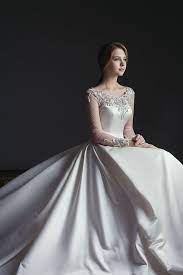 Satin Wedding Gown From Korea Wedding Dress Shop Bridal Suji Gowns Wedding Gowns Wedding Dress Shopping