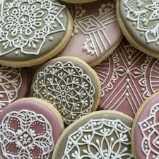 Pin By Rosanna Costagliola On Wedding Shower Lace Cookies Mandala Henna Lace Cookies Sugar Cookie Cookies